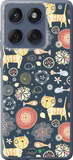 Силіконовий чехол Кошенята v4 для Motorola Edge 60 Fusion 5G - 1224u-4021 изображение 