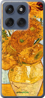 Силиконовый чехол Винсент Ван Гог. Подсолнухи для Motorola Edge 60 Fusion 5G - 162u-4021 изображение 