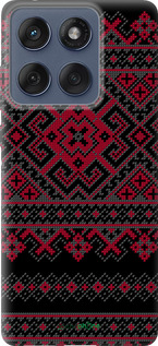 Силиконовый чехол Вышиванка 52 для Motorola Edge 60 Fusion 5G - 1763u-4021 изображение 