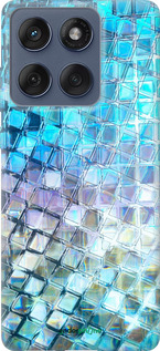 Силиконовый чехол Переливающаяся чешуя для Motorola Edge 60 Fusion 5G - 227u-4021 изображение 