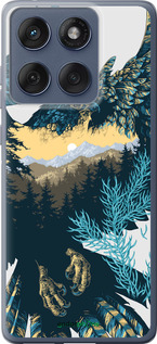 Силіконовий чехол Арт-орел на фоні природи для Motorola Edge 60 Fusion 5G - 3983u-4021 изображение 