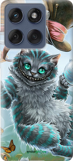 Силиконовый чехол Чеширский кот 2 для Motorola Edge 60 Fusion 5G - 3993u-4021 изображение 