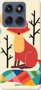 Силіконовий чехол Rainbow fox для Motorola Edge 60 Fusion 5G - 4010u-4021 изображение 