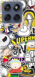 Силіконовий чехол Popular logos для Motorola Edge 60 Fusion 5G - 4023u-4021 изображение 