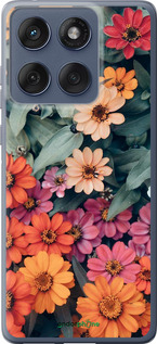 Силиконовый чехол Beauty flowers для Motorola Edge 60 Fusion 5G - 4050u-4021 изображение 