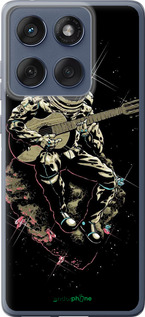 Силиконовый чехол Космонавт с гиратой для Motorola Edge 60 Fusion 5G - 4138u-4021 изображение 