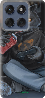 Силіконовий чехол gamer cat для Motorola Edge 60 Fusion 5G - 4140u-4021 изображение 