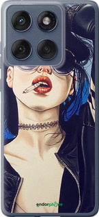 Силиконовый чехол Девушка на стиле для Motorola Edge 60 Fusion 5G - 4151u-4021 изображение 