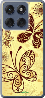 Силиконовый чехол Красивые бабочки для Motorola Edge 60 Fusion 5G - 4170u-4021 изображение 