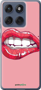 Силиконовый чехол Sexy lips для Motorola Edge 60 Fusion 5G - 4174u-4021 изображение 