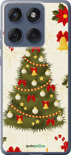 Силиконовый чехол Новогодняя елка для Motorola Edge 60 Fusion 5G - 4198u-4021 изображение 