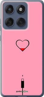 Силіконовий чехол Підзарядка серця1 для Motorola Edge 60 Fusion 5G - 4275u-4021 изображение 