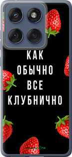 Силиконовый чехол Все клубнично для Motorola Edge 60 Fusion 5G - 4317u-4021 изображение 