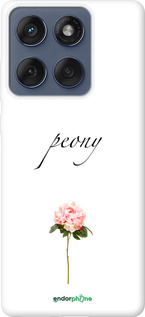 Силіконовий чехол Півонія для Motorola Edge 60 Fusion 5G - 4366u-4021 изображение 