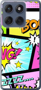 Силиконовый чехол Комикс 1 для Motorola Edge 60 Fusion 5G - 4407u-4021 изображение 