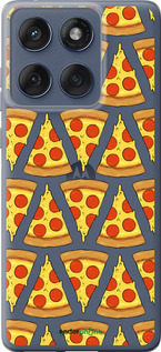 Силиконовый чехол Пицца для Motorola Edge 60 Fusion 5G - 4408u-4021 изображение 