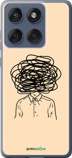 Силиконовый чехол Мысли для Motorola Edge 60 Fusion 5G - 4568u-4021 изображение 