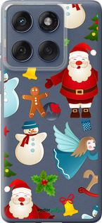 Силиконовый чехол Новогодний 1 для Motorola Edge 60 Fusion 5G - 4614u-4021 изображение 