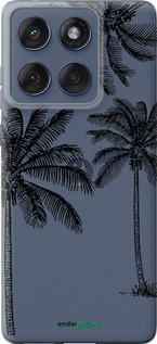 Силиконовый чехол Пальмы1 для Motorola Edge 60 Fusion 5G - 4634u-4021 изображение 