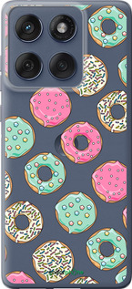 Силиконовый чехол Пончики 1 для Motorola Edge 60 Fusion 5G - 4657u-4021 изображение 