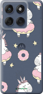 Силиконовый чехол Единорожки для Motorola Edge 60 Fusion 5G - 4659u-4021 изображение 