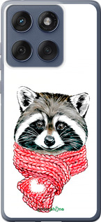 Силіконовий чехол Єнот в шарфі для Motorola Edge 60 Fusion 5G - 4688u-4021 изображение 