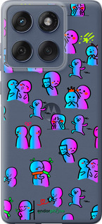 Силиконовый чехол Эмоции для Motorola Edge 60 Fusion 5G - 4736u-4021 изображение 