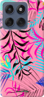 Силиконовый чехол Растительный узор 2 для Motorola Edge 60 Fusion 5G - 4740u-4021 изображение 