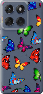 Силіконовий чехол Барвисті метелики для Motorola Edge 60 Fusion 5G - 4761u-4021 изображение 