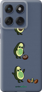 Силиконовый чехол Авокадо 1 для Motorola Edge 60 Fusion 5G - 4857u-4021 изображение 