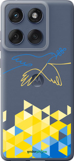 Силиконовый чехол Птица мира для Motorola Edge 60 Fusion 5G - 5231u-4021 изображение 