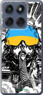 Силиконовый чехол Призрак Киева v3 для Motorola Edge 60 Fusion 5G - 5307u-4021 изображение 