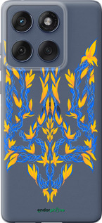 Силиконовый чехол Герб Украины v3 для Motorola Edge 60 Fusion 5G - 5313u-4021 изображение 