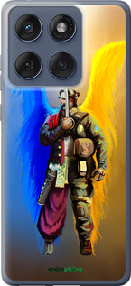 Силіконовий чехол Воїн Ангел  для Motorola Edge 60 Fusion 5G - 5317u-4021 изображение 