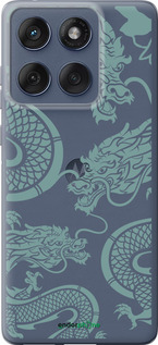 Силиконовый чехол Дракон для Motorola Edge 60 Fusion 5G - 5476u-4021 изображение 