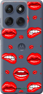 Силиконовый чехол Губы v3 для Motorola Edge 60 Fusion 5G - 5477u-4021 изображение 