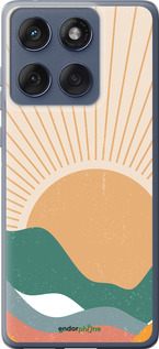 Силиконовый чехол Горы и солнце v2 для Motorola Edge 60 Fusion 5G - 5488u-4021 изображение 