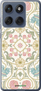 Силиконовый чехол Цветочный орнамент v2 для Motorola Edge 60 Fusion 5G - 5513u-4021 изображение 