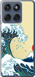 Силиконовый чехол Японские волны для Motorola Edge 60 Fusion 5G - 5533u-4021 изображение 