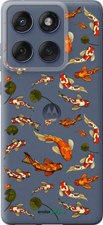 Силиконовый чехол Рыбы Кои для Motorola Edge 60 Fusion 5G - 5535u-4021 изображение 