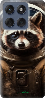 Силиконовый чехол Raccoon austronaut для Motorola Edge 60 Fusion 5G - 5581u-4021 изображение 