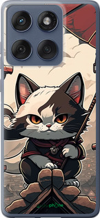 Силиконовый чехол Япония - кот на крыше для Motorola Edge 60 Fusion 5G - 5582u-4021 изображение 