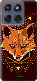 Силиконовый чехол Лиса геометрия для Motorola Edge 60 Fusion 5G - 5607u-4021 изображение 