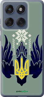 Силіконовий чехол Тризуб із крилами для Motorola Edge 60 Fusion 5G - 5640u-4021 изображение 