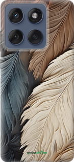 Силиконовый чехол Листья в стиле бохо для Motorola Edge 60 Fusion 5G - 5643u-4021 изображение 