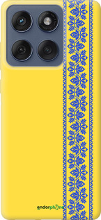 Силиконовый чехол Вышиванка 4 для Motorola Edge 60 Fusion 5G - 569u-4021 изображение 