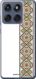 Силиконовый чехол Вышиванка 8 для Motorola Edge 60 Fusion 5G - 574u-4021 изображение 