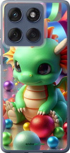 Силиконовый чехол Веселый дракончик для Motorola Edge 60 Fusion 5G - 5812u-4021 изображение 