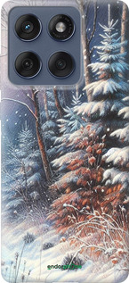 Силиконовый чехол Зимний пейзаж для Motorola Edge 60 Fusion 5G - 5814u-4021 изображение 