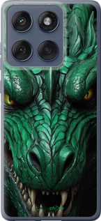 Силиконовый чехол Зелёный дракон v2 для Motorola Edge 60 Fusion 5G - 5817u-4021 изображение 
